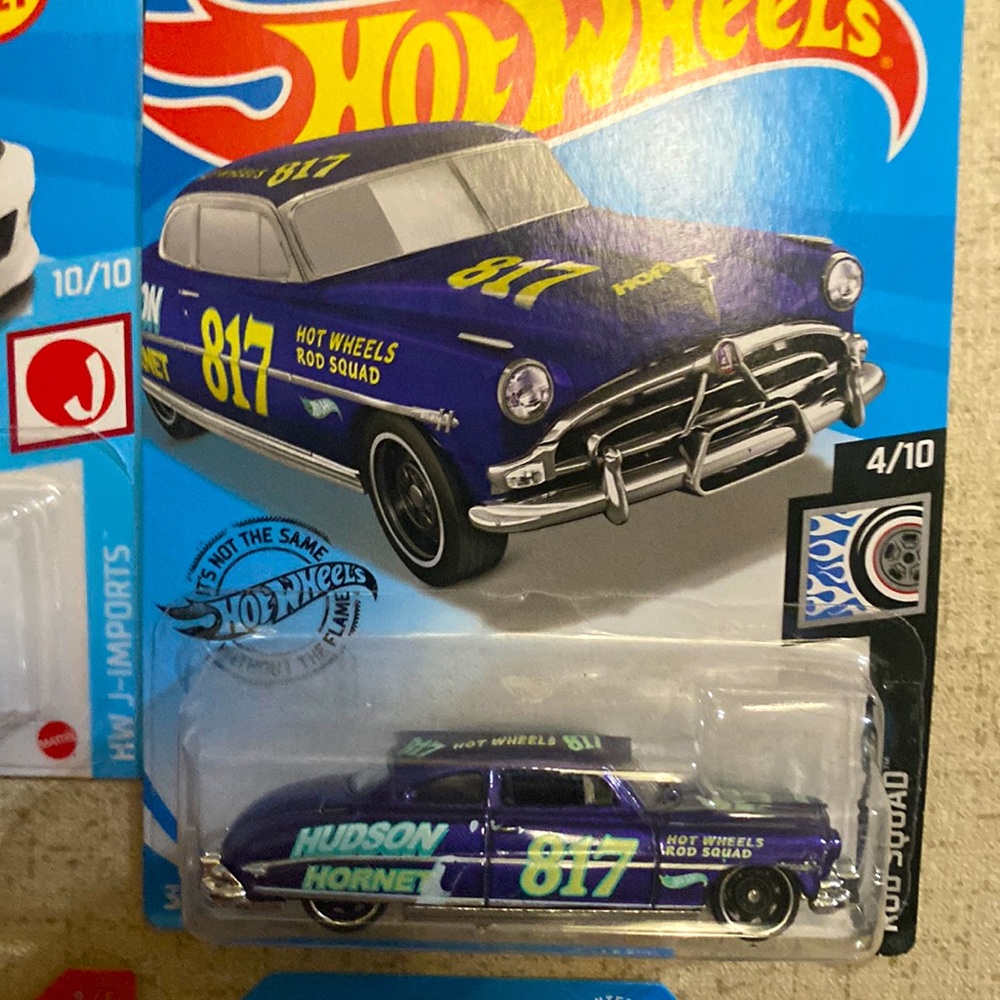 Hudson hornet hot wheels car